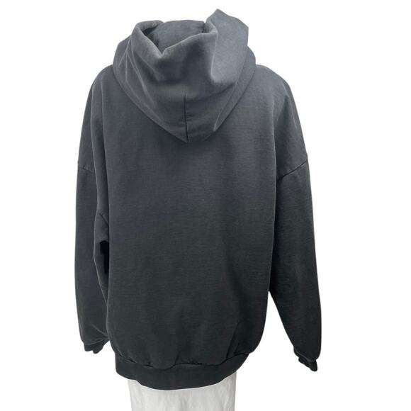 Drew House Black Graphic Logo Long Sleeve Hooded Hoodie Sweater Sweatshirt Top L - Picture 2 of 5